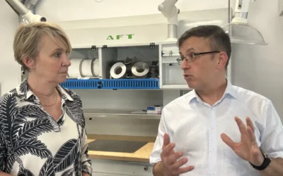 Sommertour macht Halt bei Sanitheke: Wenn aus Steuerberatung Handwerk wird